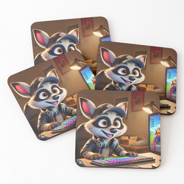 Item preview, Enthusiastic Gamer Aardwolf designed and sold by Sillytoe.