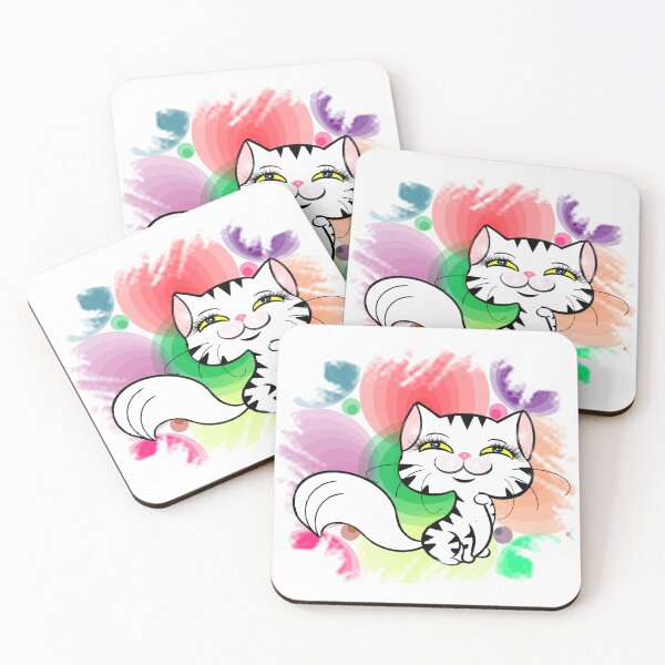 Item preview, Smiling Cat  designed and sold by Shirley cute art .