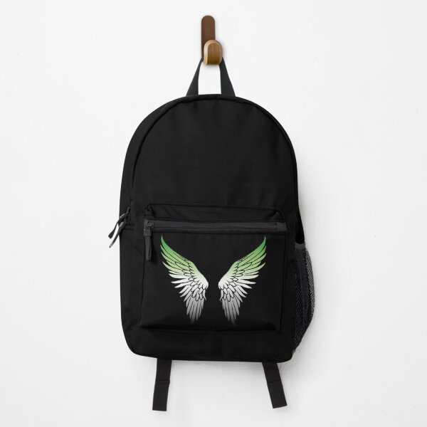 Item preview, Aromantic Pride Flag Angel Wings, Subtle Aromantic Design designed and sold by Travelslightly.