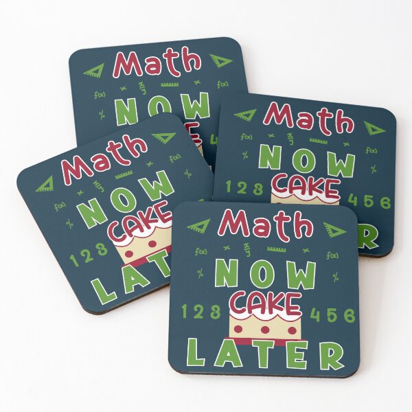 Item preview, Math now cake later designed and sold by mariya-ivanova.