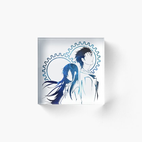 Okabe and Kurisu Acrylic Block