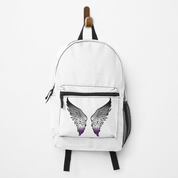 Item preview, Asexual Pride Flag Angel Wings, Subtle Ace Design designed and sold by Travelslightly.