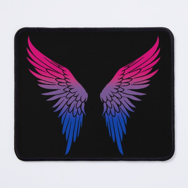 Item preview, Bisexual Pride Flag Angel Wings, Subtle Bisexual Design designed and sold by Travelslightly.