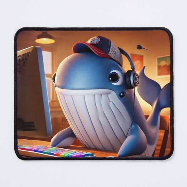 Item preview, Baleen Whale Gamer Enthusiast designed and sold by Sillytoe.