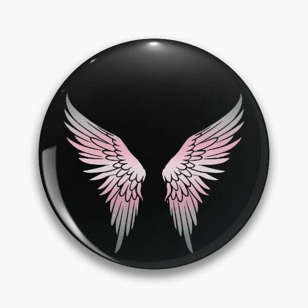 Item preview, Demigirl Pride Flag Angel Wings, Subtle Demigirl Design designed and sold by Travelslightly.