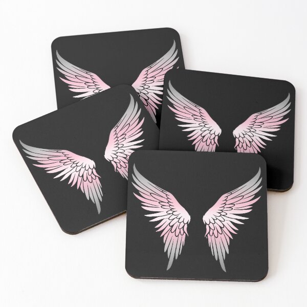 Item preview, Demigirl Pride Flag Angel Wings, Subtle Demigirl Design designed and sold by Travelslightly.