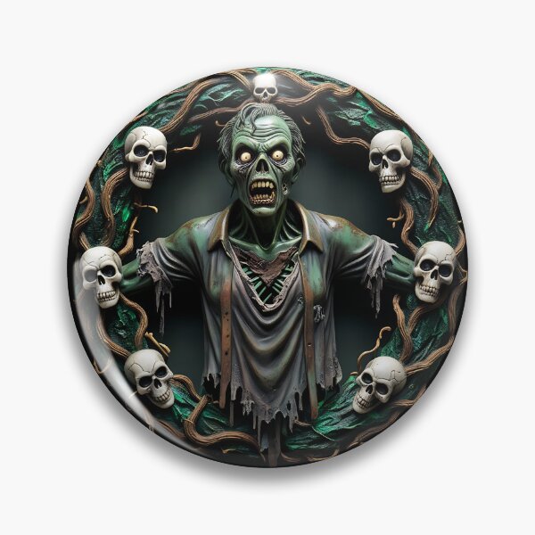 Item preview, Zombie emblem designed and sold by krzysiekd24.