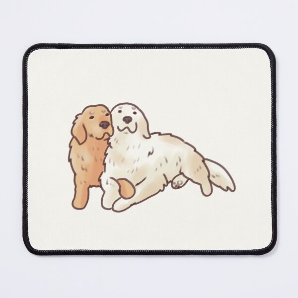 Item preview, Two golden retriever art  designed and sold by Artofmayara.