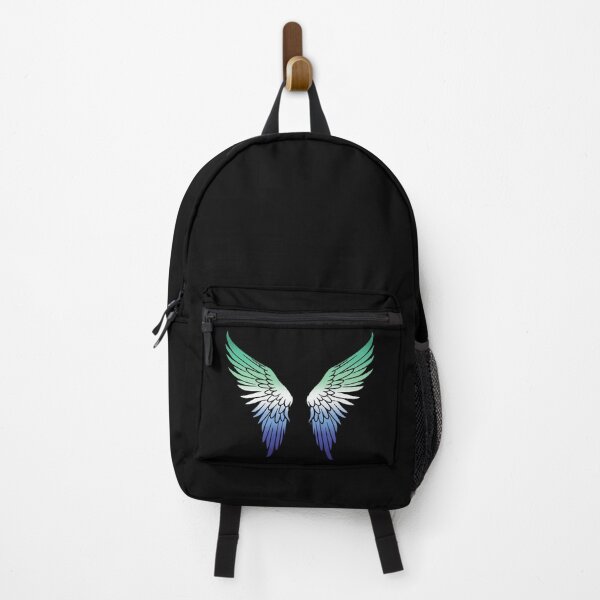 Item preview, Gay MLM Pride Flag Angel Wings, Subtle MLM Design designed and sold by Travelslightly.