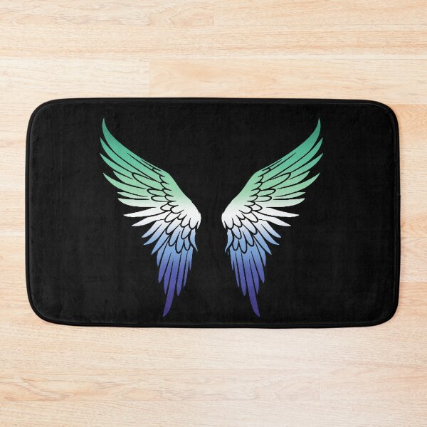Item preview, Gay MLM Pride Flag Angel Wings, Subtle MLM Design designed and sold by Travelslightly.