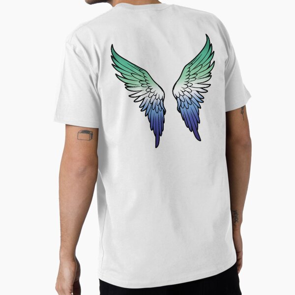 Artikel-Vorschau von Gay MLM Pride Flag Engelsflügel, dezentes MLM Design, designt und verkauft von Travelslightly.