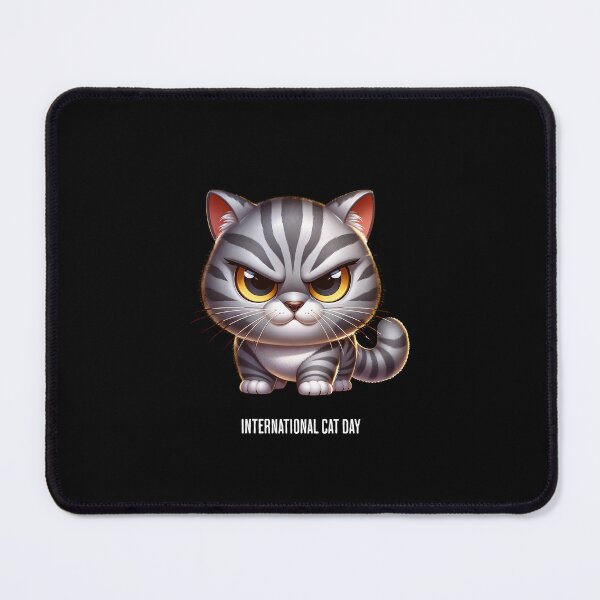 Item preview, Grumpy Tiger Cat - International Cat Day designed and sold by Pflugart.