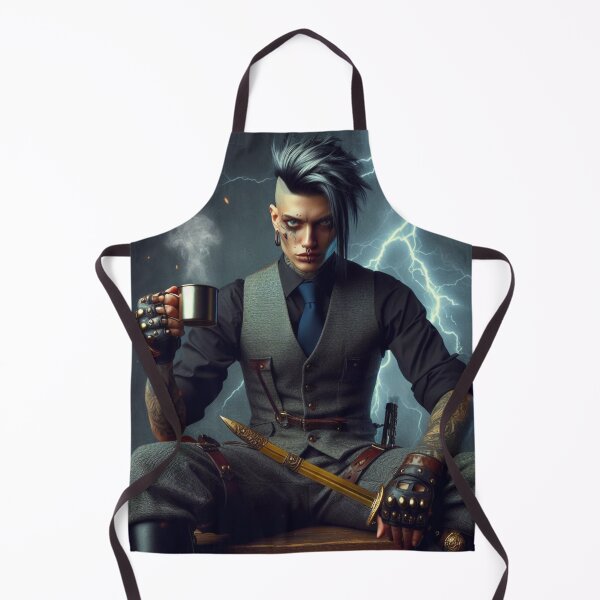 Item preview, Title: "Cybernetic Samurai's Coffee Break" designed and sold by Ghost Archer Illusions.