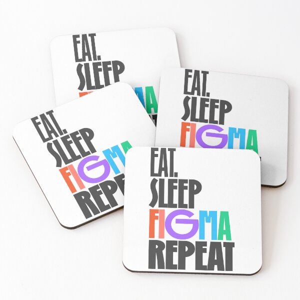 Item preview, Eat Sleep Figma Repeat - UX Designer | Product Designer | UI Designer Stickers designed and sold by PoshPixel.