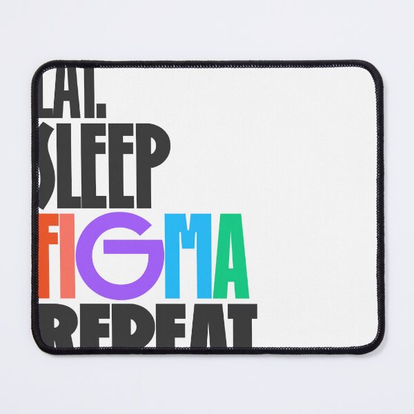 Item preview, Eat Sleep Figma Repeat - UX Designer | Product Designer | UI Designer Stickers designed and sold by PoshPixel.