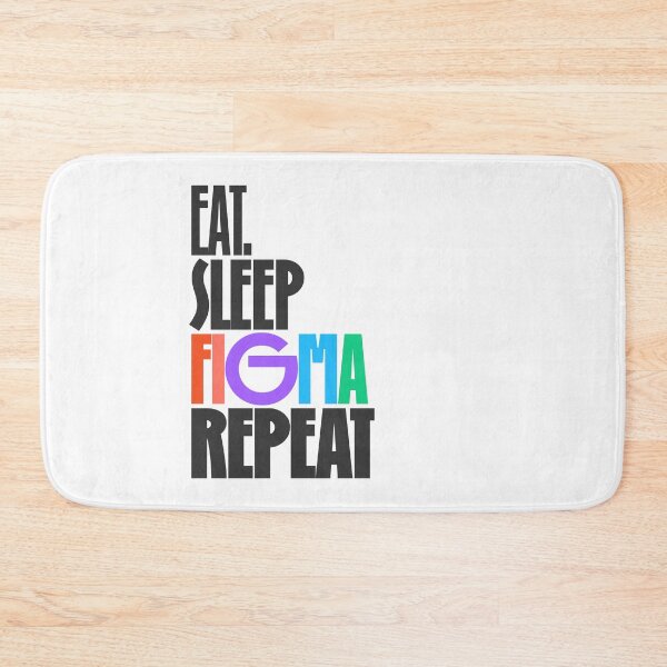 Item preview, Eat Sleep Figma Repeat - UX Designer | Product Designer | UI Designer Stickers designed and sold by PoshPixel.