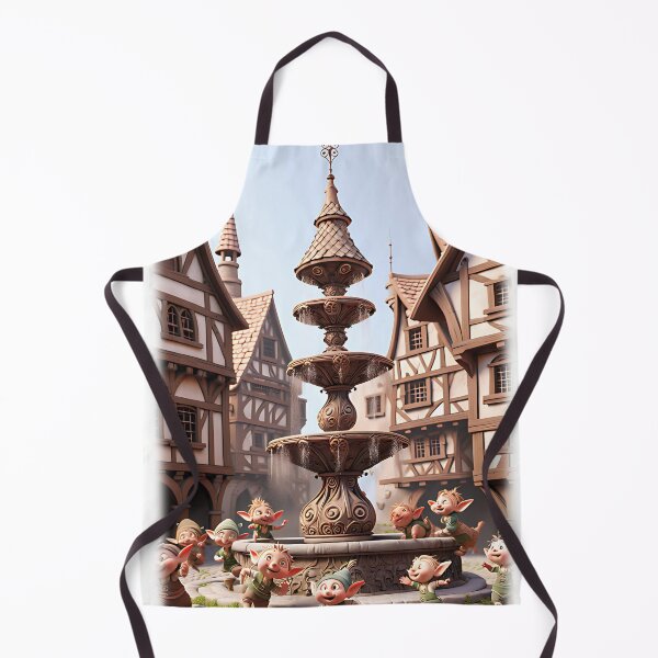 Item preview, Goblin children at the fountain designed and sold by HerbertFlenner.