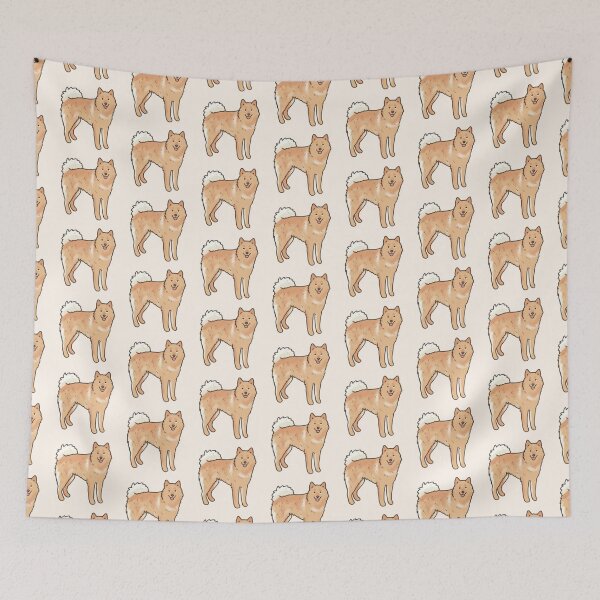 Item preview, finnish spitz dog art designed and sold by Artofmayara.