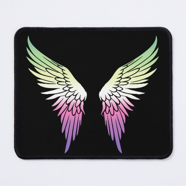 Item preview, Genderfae Pride Flag Angel Wings, Subtle Genderdoe Design designed and sold by Travelslightly.