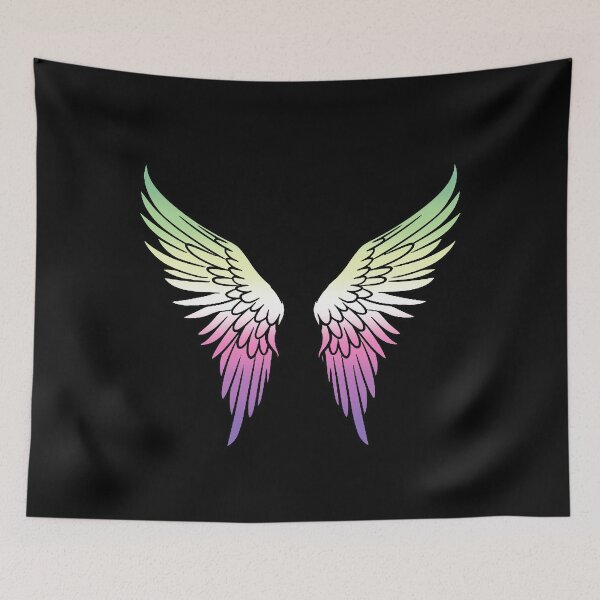 Item preview,  Genderfae Pride Flag Angel Wings, Subtle Genderdoe Design designed and sold by Travelslightly.
