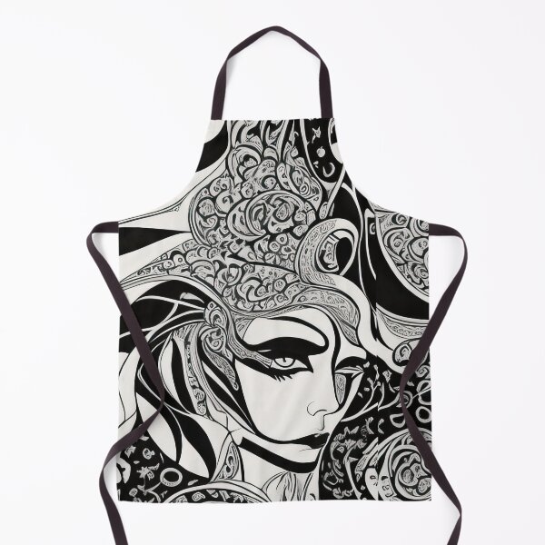 Item preview, Monochrome Maze of Abstract Beauty designed and sold by Prachodayat Artworks.