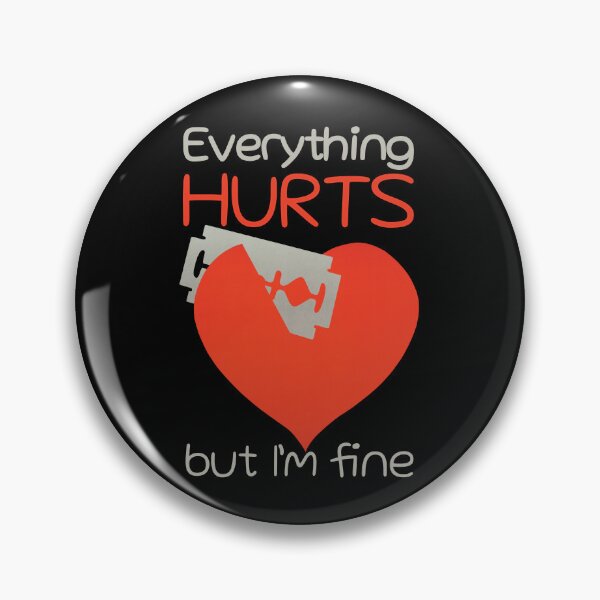 Item preview, Everything Hurts But I'm Fine designed and sold by KewaleeTee.