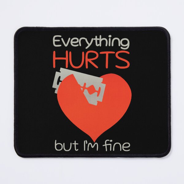Item preview, Everything Hurts But I'm Fine designed and sold by KewaleeTee.