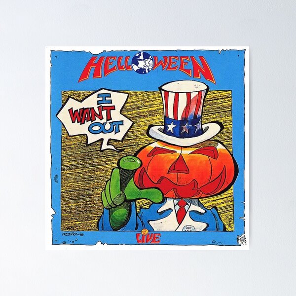 HELLOWEEN - I WANT OUT - LIVE Album 1989