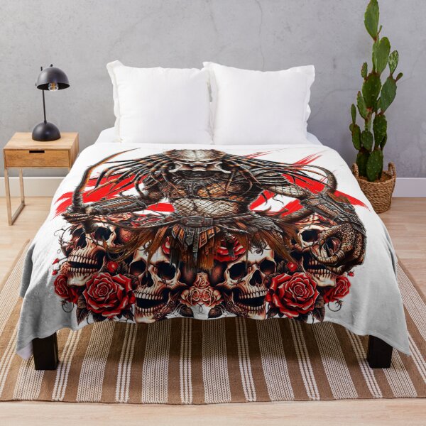 Item preview, PREDATOR ART SKULLS WITH ROSES designed and sold by DGVO.