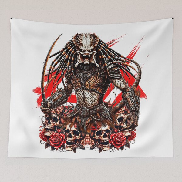 Item preview, PREDATOR ART SKULLS WITH ROSES designed and sold by DGVO.