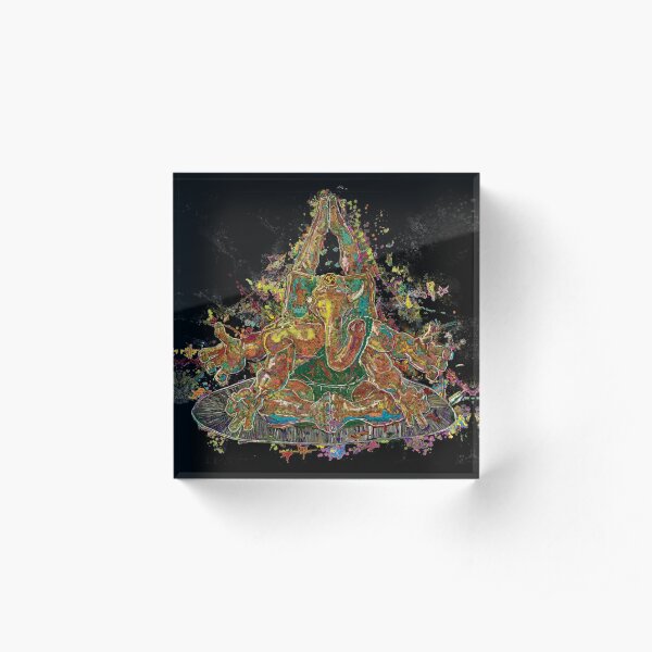 Ganesha Acrylic Block