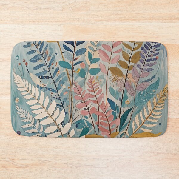 Item preview, The Pastel Dance of Abstract Ferns designed and sold by Lizetteh.