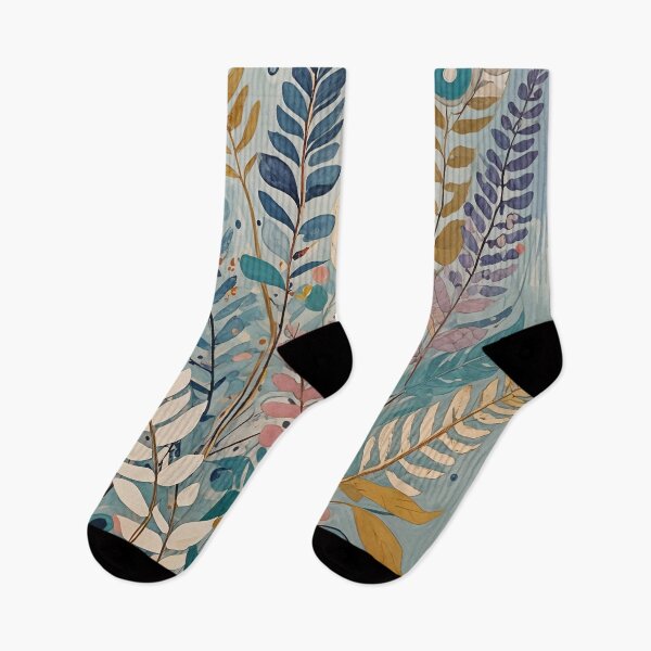 Item preview, The Pastel Dance of Abstract Ferns designed and sold by Lizetteh.