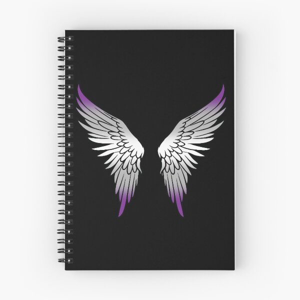 Item preview, Graysexual Pride Flag Angel Wings, Subtle Graysexual Design designed and sold by Travelslightly.