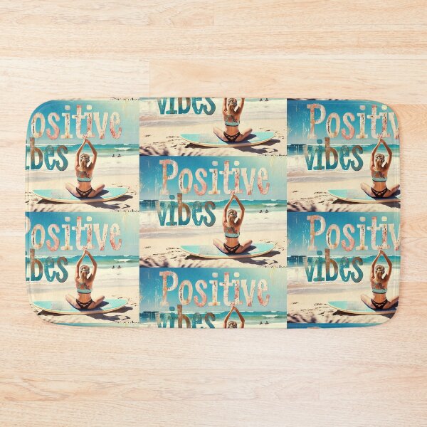 Item preview, Positive Vibes - Surfer girl on the beach designed and sold by tw0nkey.