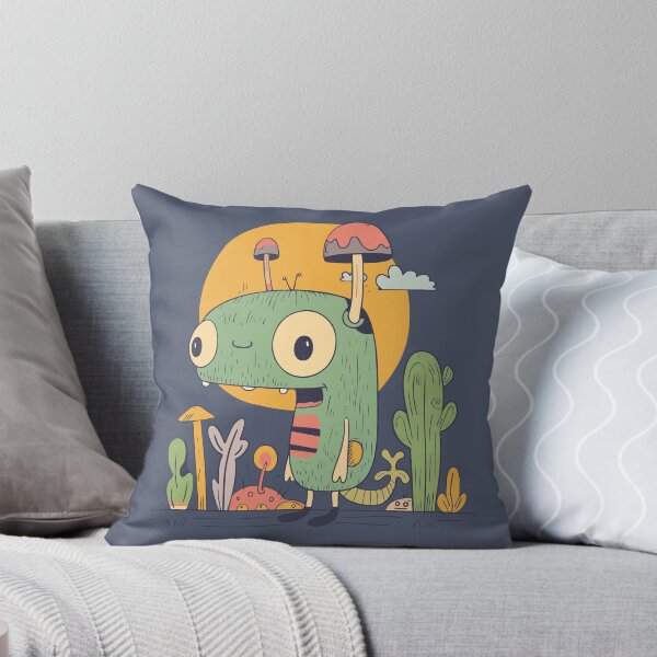Item preview, Little monster in nature | © M2-D2 designed and sold by NerdyBerlin.
