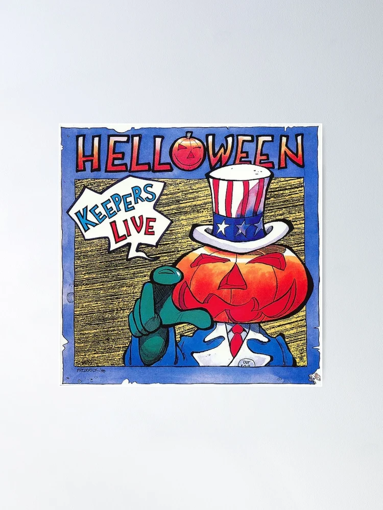 1989年 ヴィンテージ　ポスター　HELLOWEEN KEEPERS LIVE 1989年 ヴィンテージ ポスター HELLOWEEN KEEPERS LIVE - メルカリ
