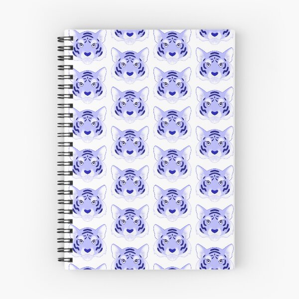 Item preview, Starry-eyed blue tiger designed and sold by PotchouDoodle.