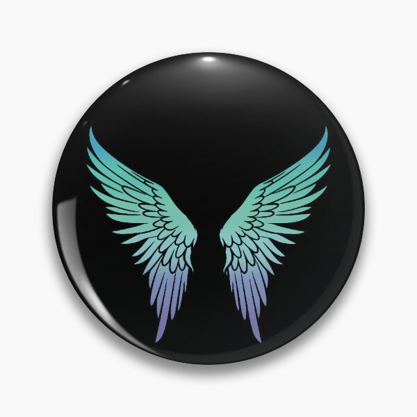 Item preview, Neptunic Pride Flag Angel Wings, Subtle Neptunic Design designed and sold by Travelslightly.