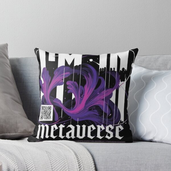 Item preview, A vibrant, abstract digital artwork featuring the bold text "I'M IN" and "metaverse." designed and sold by Nataliya Kretsu.