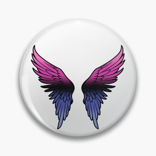 Item preview, Omnisexual Pride Flag Angel Wings, Subtle Omnisexual Design designed and sold by Travelslightly.