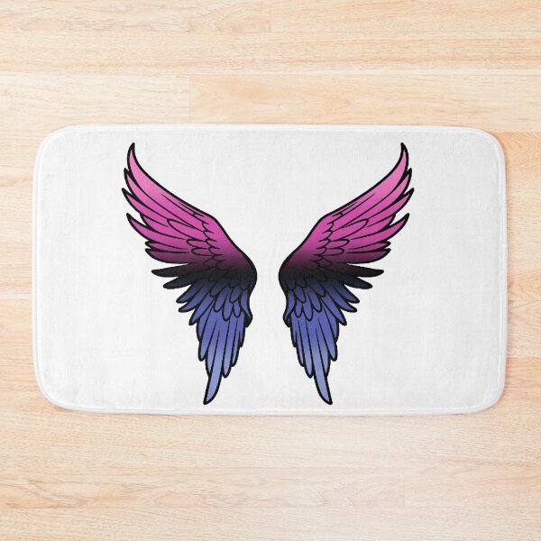 Item preview, Omnisexual Pride Flag Angel Wings, Subtle Omnisexual Design designed and sold by Travelslightly.