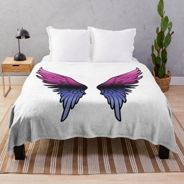 Item preview, Omnisexual Pride Flag Angel Wings, Subtle Omnisexual Design designed and sold by Travelslightly.