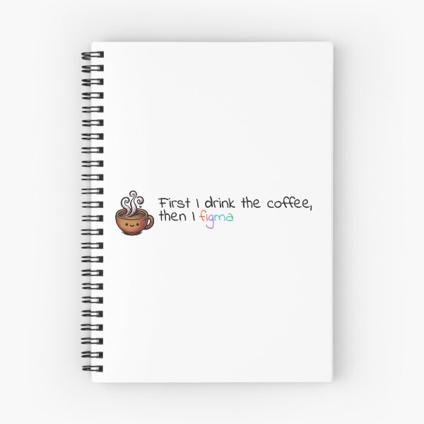 Artikelvorschau, Erst trinke ich den Kaffee, dann mache ich Figma - UX Designer | Produktdesigner | UI Designer Sticker entworfen und verkauft von PoshPixel.