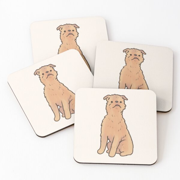 Item preview, Brussels Griffon dog illustration  designed and sold by Artofmayara.