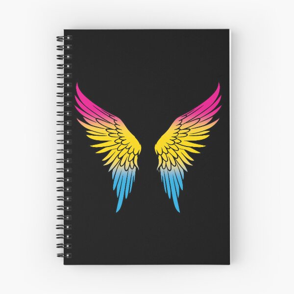 Item preview, Pansexual Pride Flag Angel Wings, Subtle Pansexual Design designed and sold by Travelslightly.