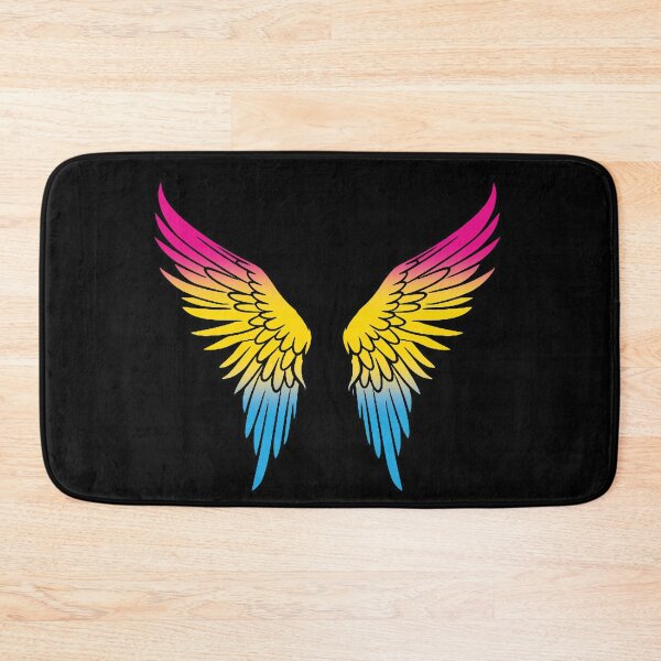 Item preview, Pansexual Pride Flag Angel Wings, Subtle Pansexual Design designed and sold by Travelslightly.