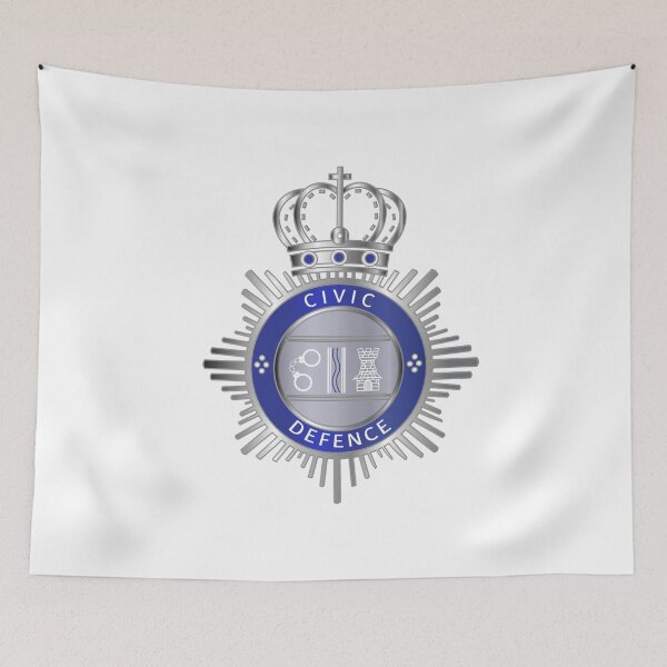 Item preview, Civil Defence Police Badge designed and sold by Abstract65.