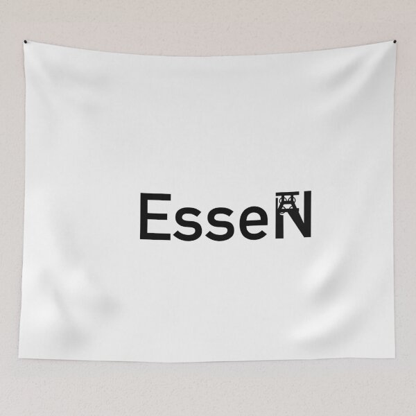 Item preview, Essen town sign skyline with Zollverein colliery designed and sold by Grafikus.