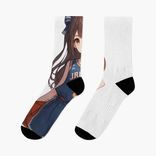 Item preview, Cute Cool Anime girl playing basketball, Pretty girl dribbling, Beautiful sports professional female basketballer at tournament jump shooting (SGVisionary) designed and sold by SGVisionary.